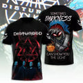 Disturbed 25th Anniversary The Sickness Tour 2025 3D Graphic Tee S-5XL