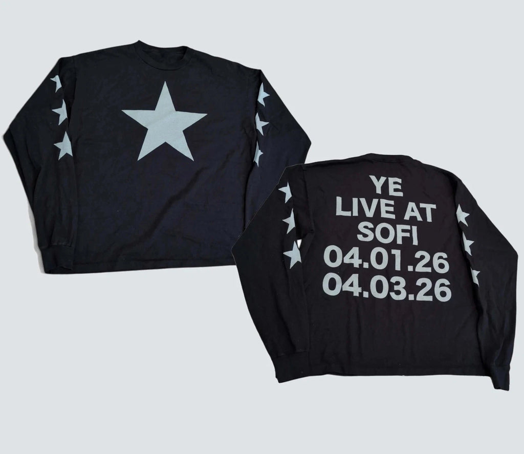 Kanye West BULLY Long Sleeve T-Shirt, New 2026 Live At Sofi Merch reprint Shirt