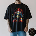 Pop Art Design Pumpkin Face Jack O Lantern Frankenstein T-Shirt