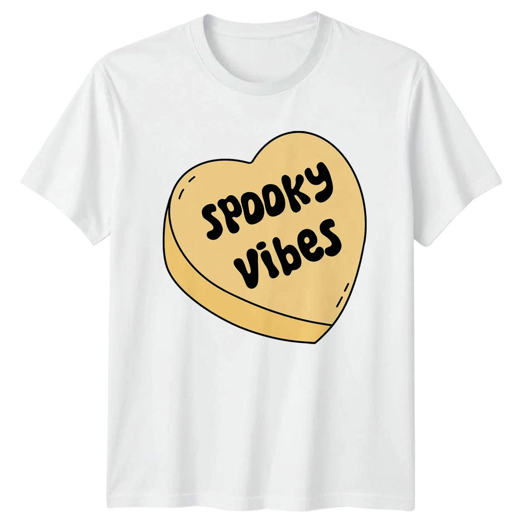 Spooky Vibes T-Shirt Halloween Humor Halloween Gift For Him And Her
