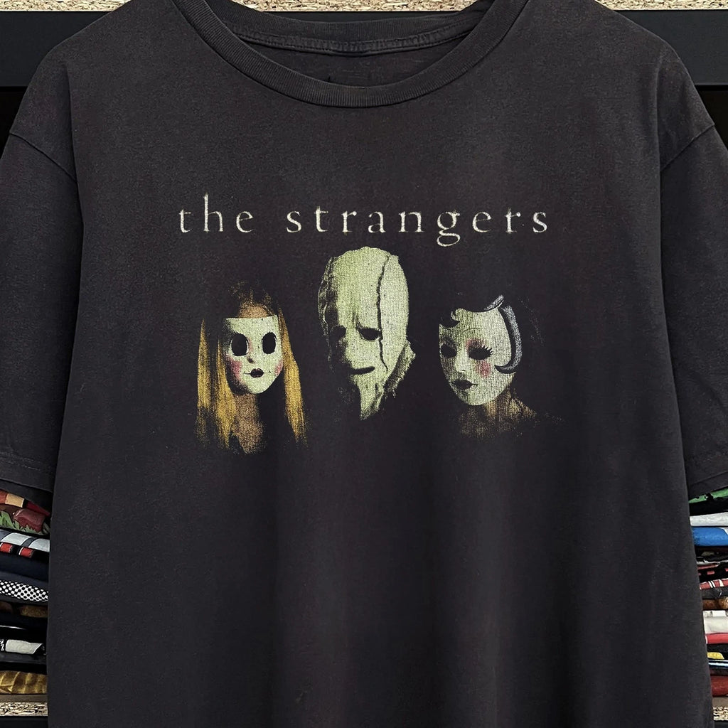 Y2K The Strangers Classic Black T-Shirt L