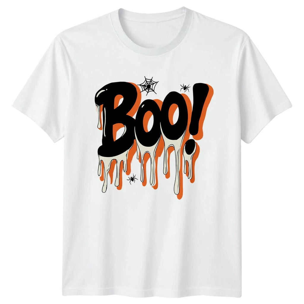 Boo T-Shirt Halloween Greetings Spooky Halloween Gift For Him And Her