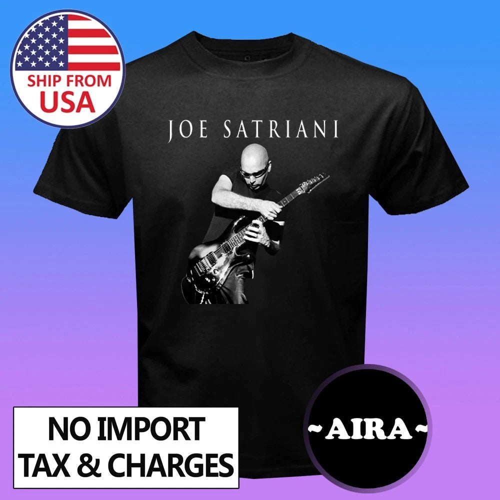 Joe Satriani Men's Black Size S-5XL