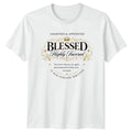 Blessed Highly Favored Anointed T-Shirt Christian Faith Christmas Gift