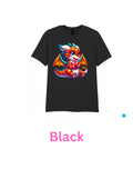 Dragon with a heart kawaii Adult T Shirt S/M/L/XL/XXL In Various Colours.