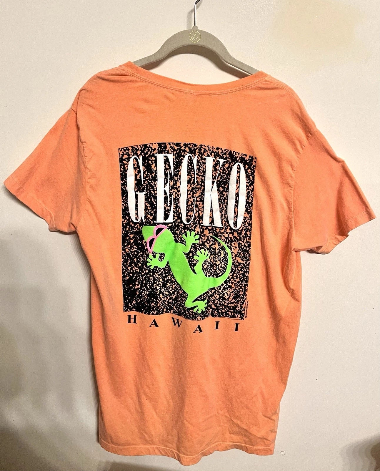 90s Gecko Hawaii Mens Shirt Y2k Color Changing Shirt - LARGE
