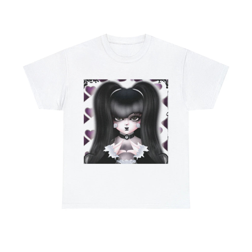 Pastel Goth T-Shirt Adult Kawaii Punk Lolita Gothic Graphic Harajuku Victorian