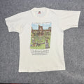 Vintage 80s a Sunday afternoon Victorian Garden Smithsonian Art T Shirt M