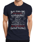 No More Mead From Skulls Of Enemies Vikings Norse Axe Runes Men's T-Shirt
