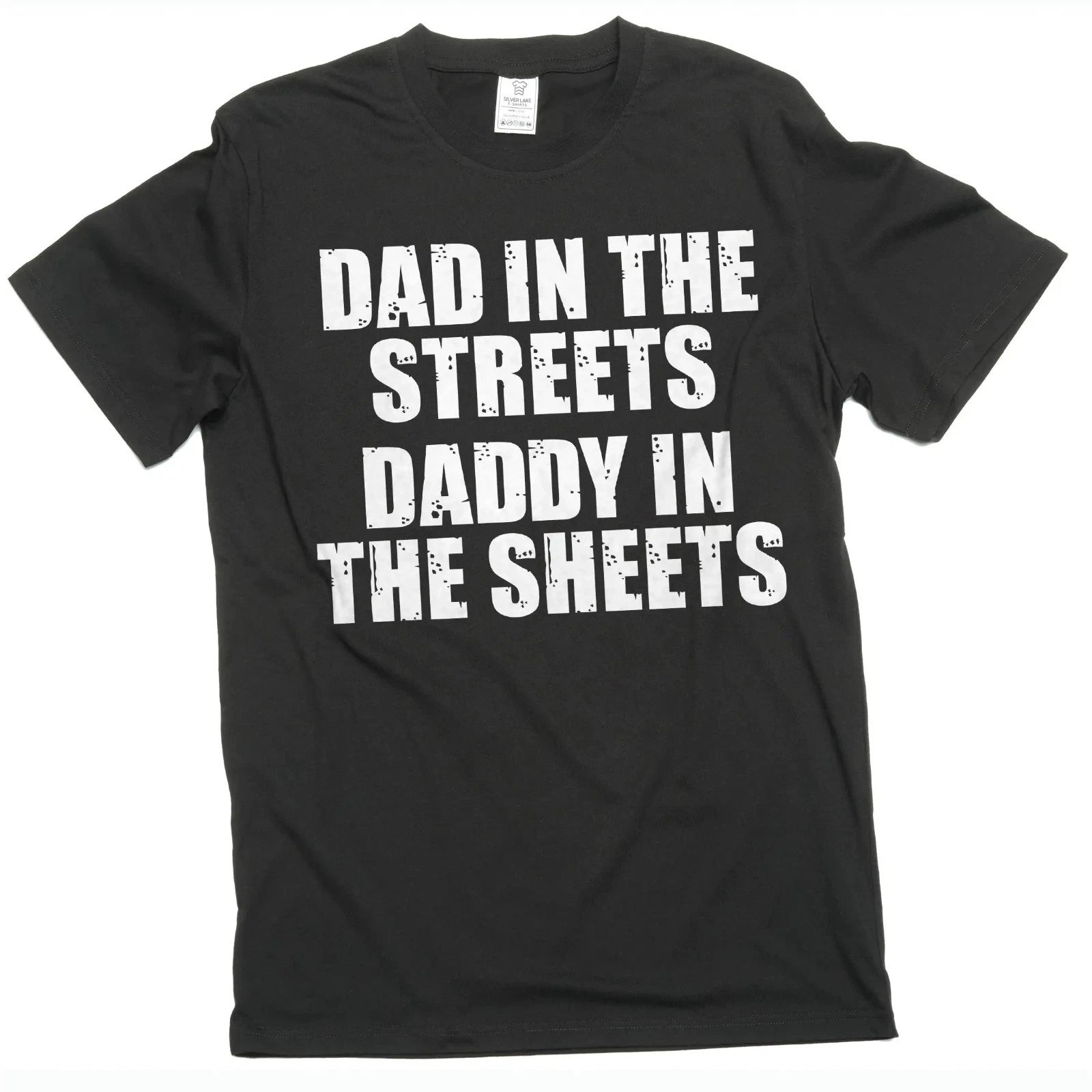 T-shirt printed with the funny quote "Dad Joke" - A fun gift for Father's Day.
