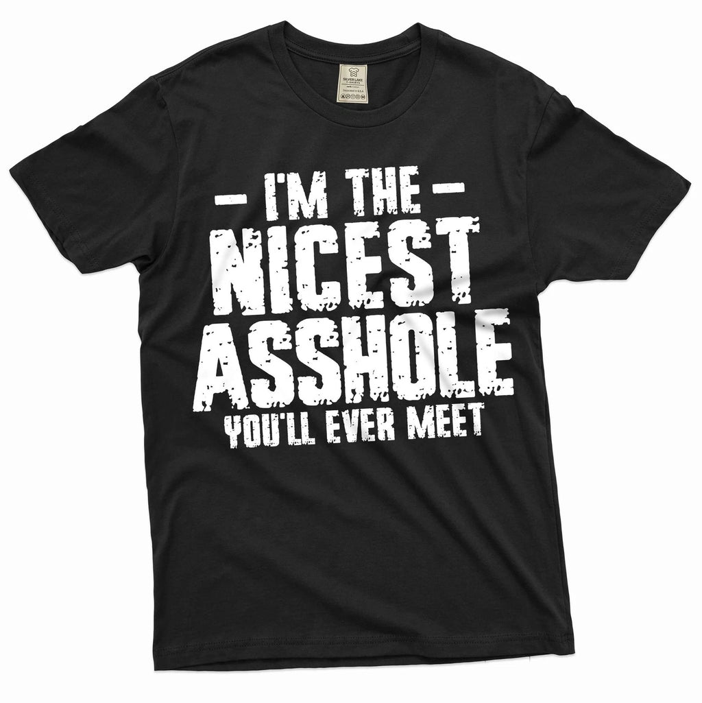 Men's Funny rude offensive T-shirt humorous tee shirt gift tee adult humor tee