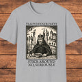 Vlad the Impaler Shirt, Gothic Medieval T-Shirt, Dark Humor Tee, Vampire Art
