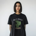 Not A Hugger Cactus T-Shirt Funny Sarcastic Desert Plant Graphic Tee Gift A94