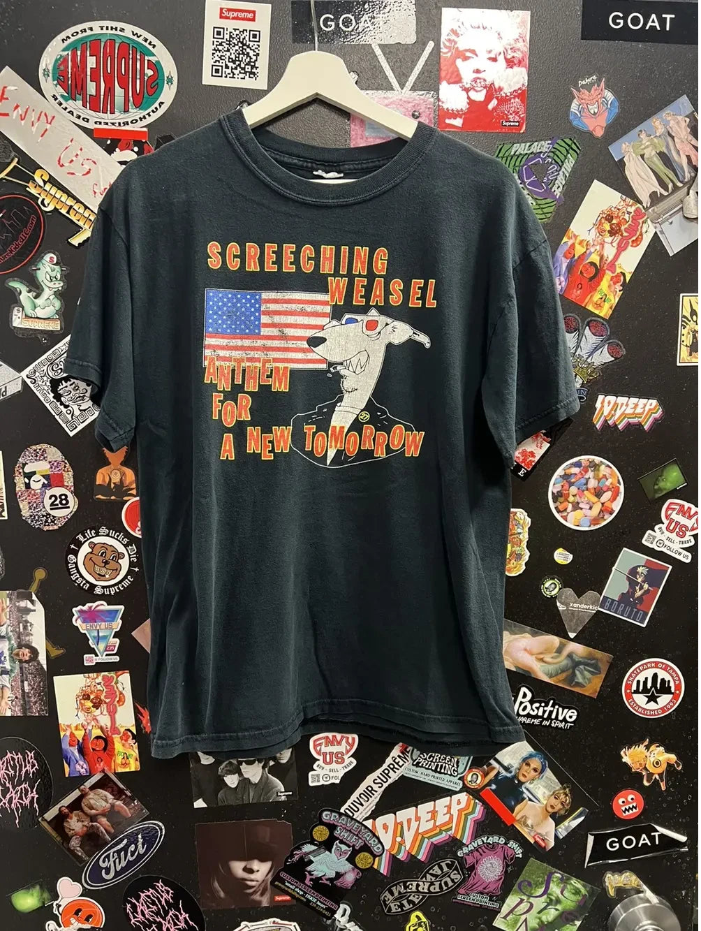 Vintage Screeching Weasel Anthem For A New Tomorrow Shirt