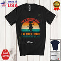 Custom Name Retro Man Grown Do My Daughter Wants; Father's Day Dad Jokes T-Shirt