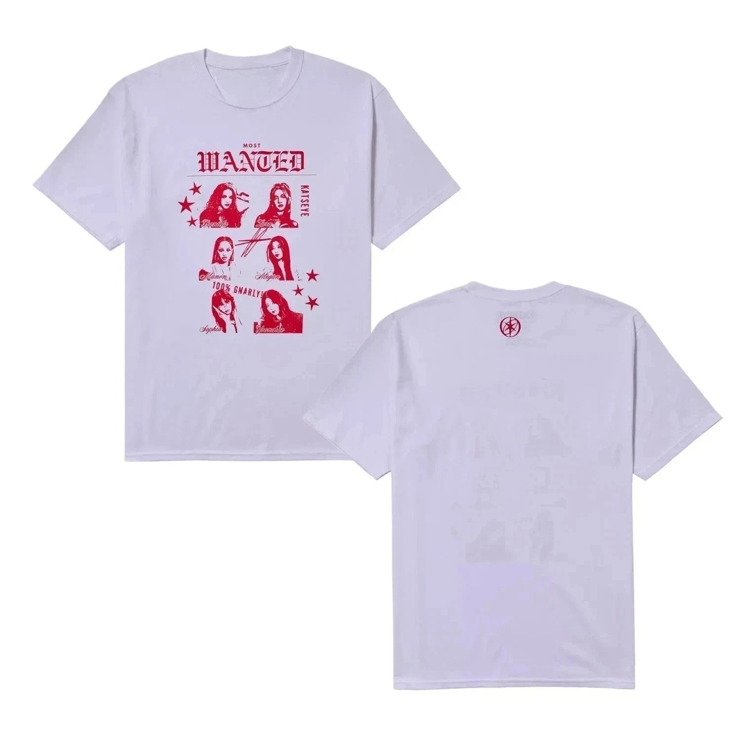 KATSEYE Group Most Wanted Tour Concert T-shirt