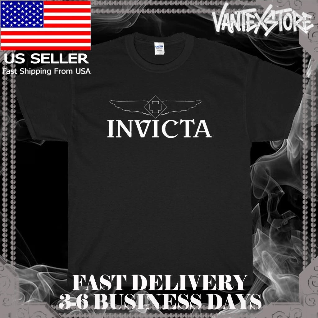 NEW SHIRT INVICTA LOGO MEN'S T-SHIRT FUNNY AMERICAN USA SIZE S-5XL