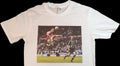 Dennis Bergkamp famous goal Arsenal White T-shirt sizes Small-3XL