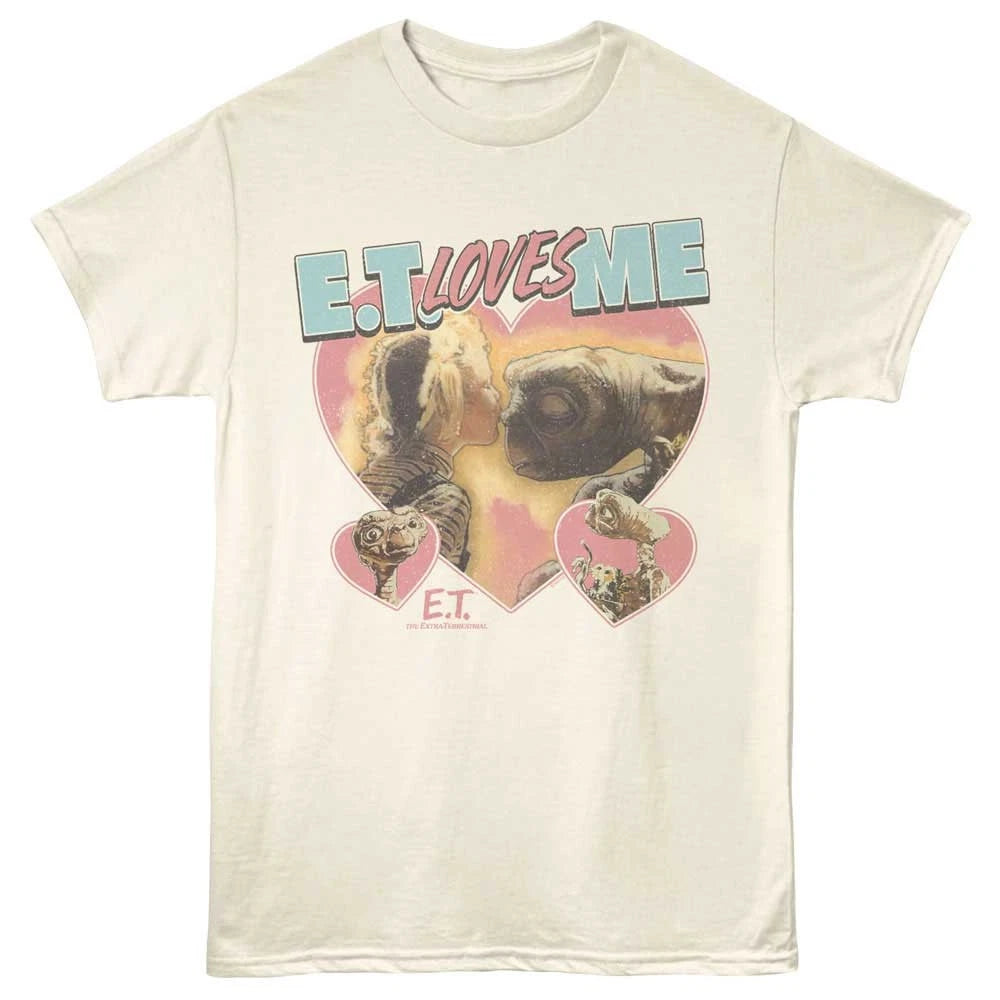 E.T. The Extra-Terrestrial Gertie E.T. Loves Me Men's T Shirt Drew Barrymore