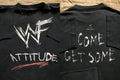 New Shirt /90s WWF Attitude Come Get Some-double side shirt