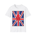 UK Flag Kraken Graphic T-Shirt, Funny Union Jack Top, Softstyle Regular Fit Tee