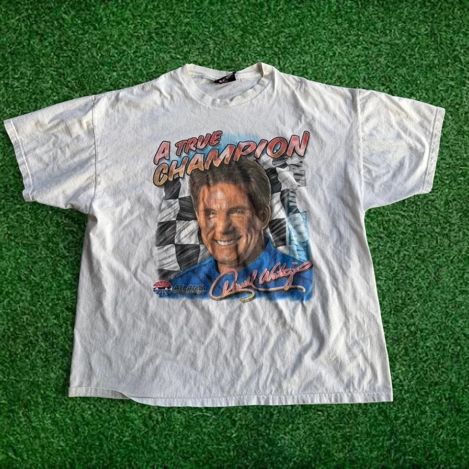 Vintage NASCAR Y2K Darrell Waltrip - A True Champion T-Shirt XL