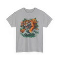 Floral T-Shirt | Lucky Cat Japanese Tee | Kawaii Fortune Shirt