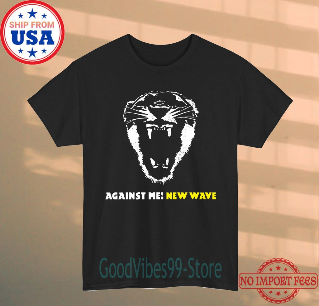 Against Me New Wave Men's Black Size S-5XL