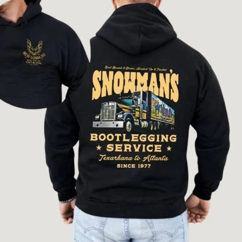 Snowman’s Bootlegging Service Hoodie, Smokey and the Bandit Truck Tee