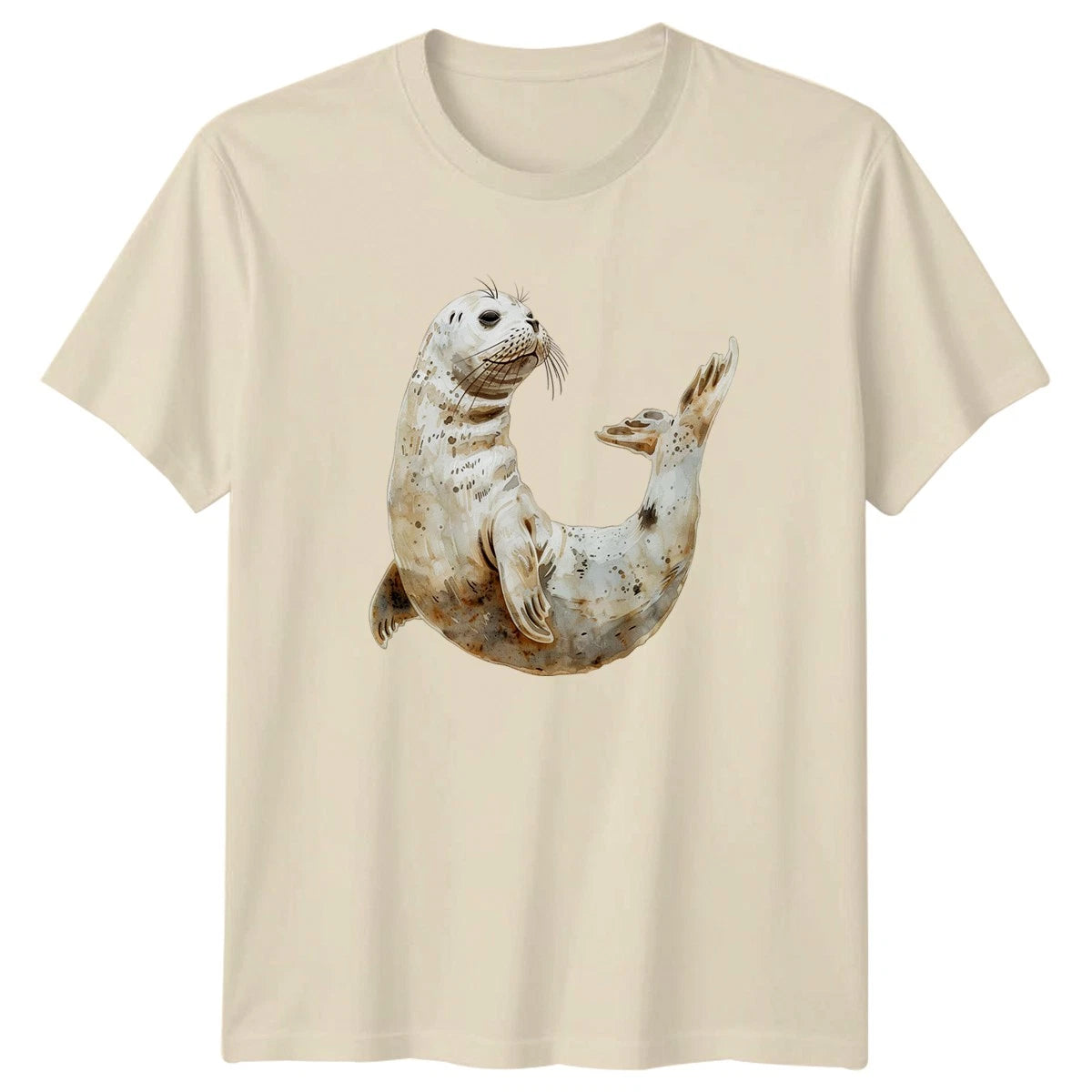 Boho Seal Art T-Shirt Ocean Wildlife Gift For Him And Her