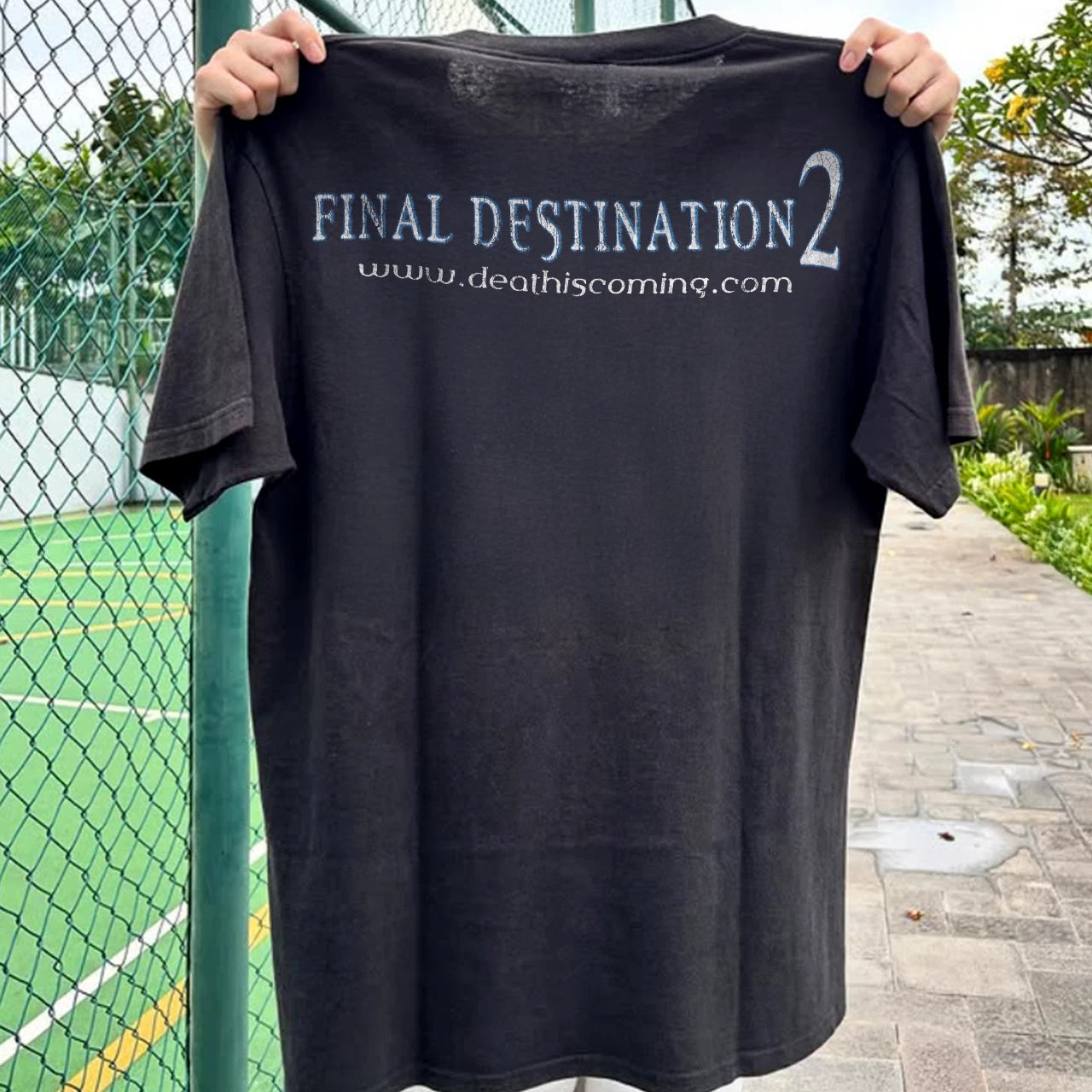Y2K Final Destination 2 Promo T-Shirt Black XXL