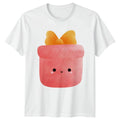 Kawaii Gift Box Cute Face Men�s T-Shirt Women�s Tee Graphic Unisex Top