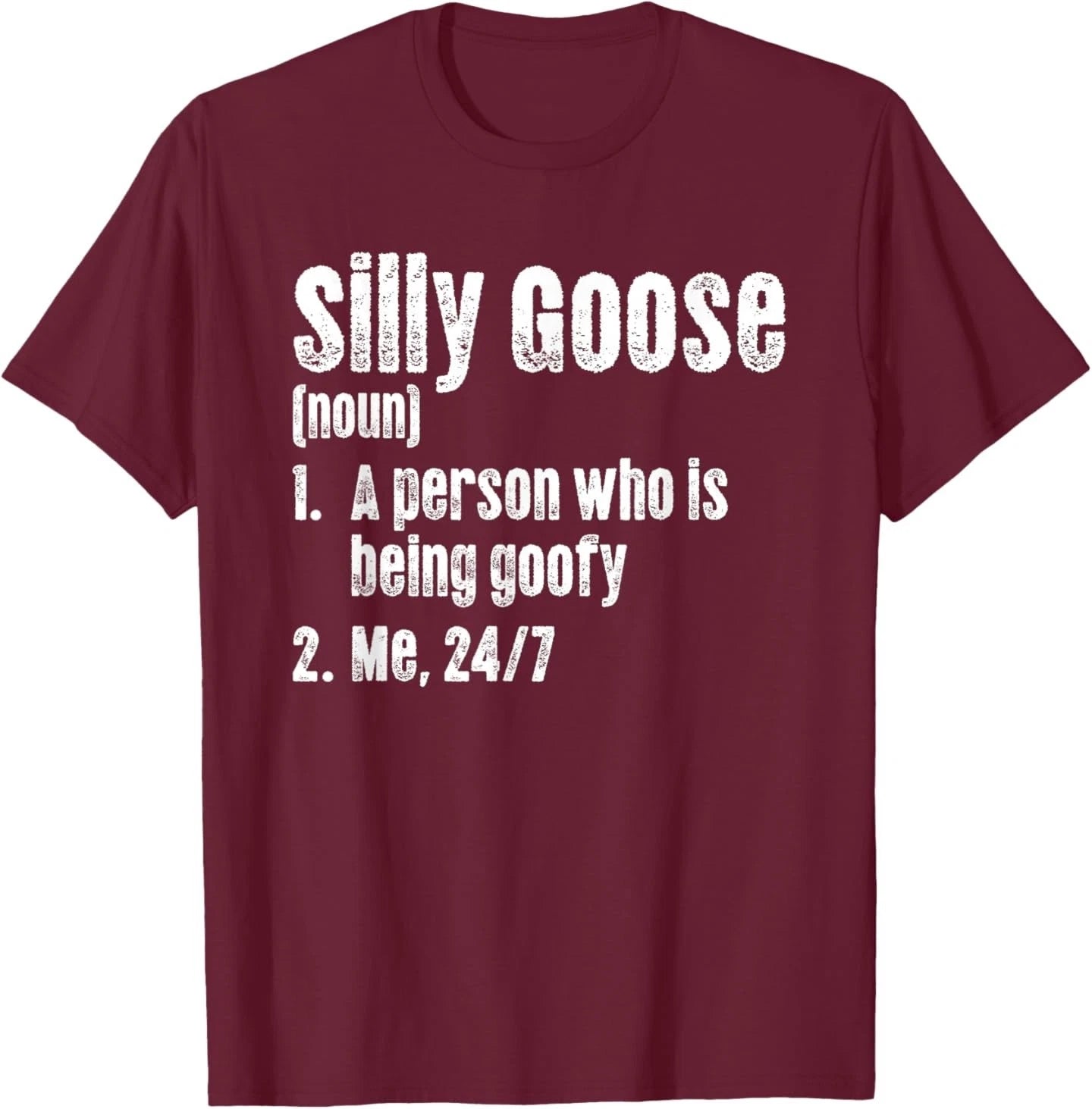 Silly Goose Dictionary Definition Ironic Meme T-Shirt