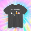 Plan for the Day T-Shirt | Funny Swim Beer Coffee Graphic Tee | Beach Life