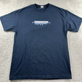 VINTAGE American Choppers Shirt Mens Large Blue Double Sided Y2K Biker Moto USA