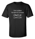 Greatest Uncle T-Shirt Funny Gift Best Uncle Ever Cotton Graphic Tee