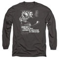 Bruce Lee No Way As A Way Long Sleeve T-Shirt S-2XL, Charcoal