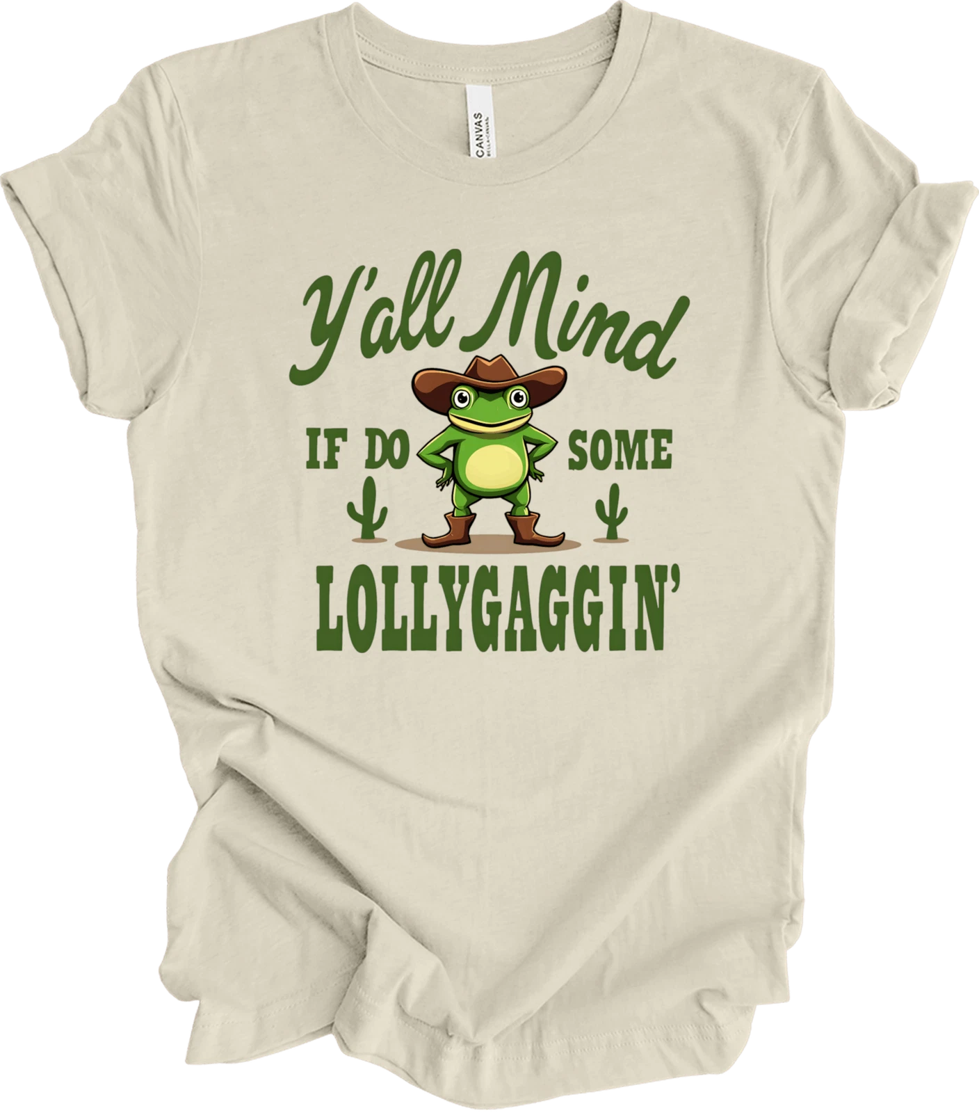 Y'all Mind If I Do Some Lollygaggin' Funny Frog Meme Y2k Gifts T-shirt