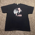 Vintage 90s Pink Freud Pop Art  T-shirt  Fruit of the Loom Size 2XL