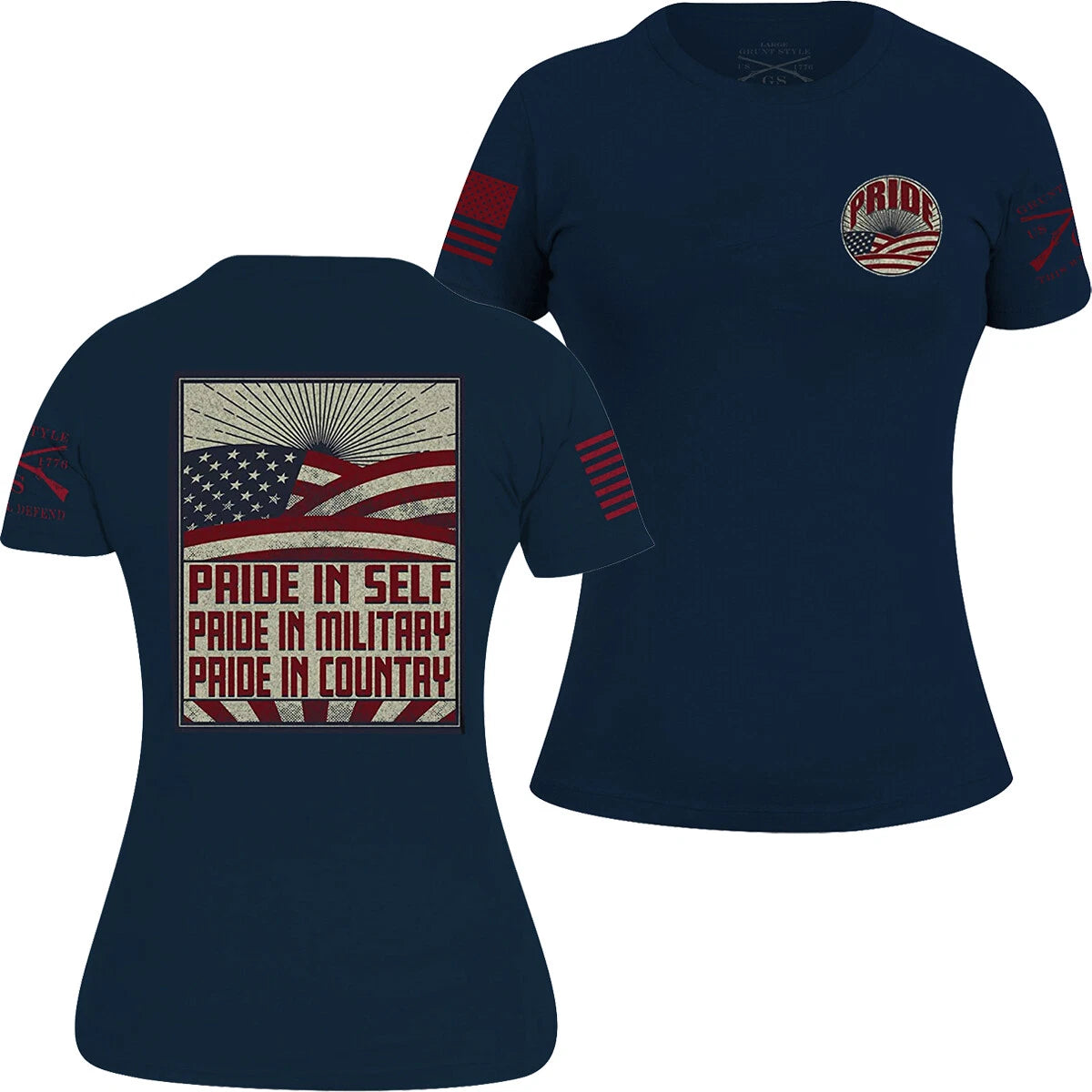 Grunt Style Women's Ethos T-Shirt - Navy