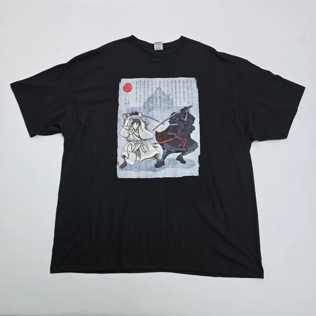 Return of the Samurai Paul Simic Tee Mens 4XL Black Japanese Samurai Art