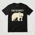 Papa Bear Cub Security Shirt Funny Father's Day Gift for Dad Tee
