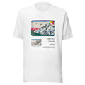 Hiroshige Ukiyoe Pop Art – Retro Game Style – Kameyama – Unisex T-shirt