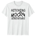 Hitching For An Adventure T-Shirt Camping Adventure Outdoors