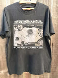 Dystopia Human Garbage Crust Punk Band T Shirt Full Size S-5XL