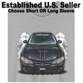 DigiRods Chevy Monte Carlo 2004 Black Intimidator Model Cartoon Car T Shirt