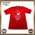 Erreà Mens Red V-Neck Sports Jersey XXL 2007 Polyester