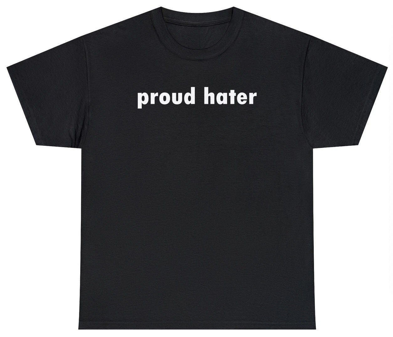 Proud Hater T Shirt Funny Sarcastic Hating Quote Novelty Humor Tee Gift For Her