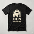Den Manager Papa Bear Shirt Funny Father's Day Gift for Dad Tee