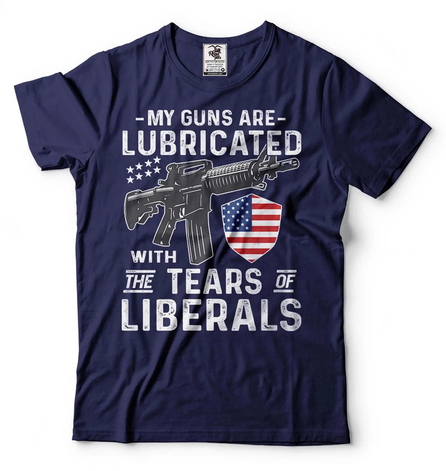 Funny Pro Gun Shirt Tears Of Liberals Shirt 2nd Amendment Shirt Anti Liberal Tee